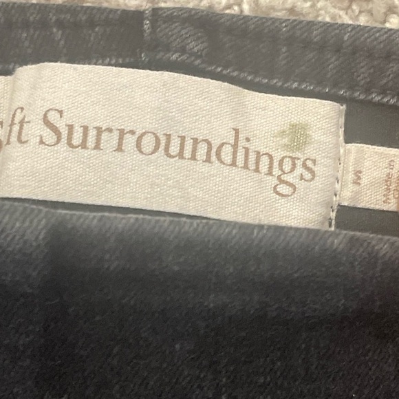 Soft Surroundings Black Denim Size Medium - Picture 3 of 3